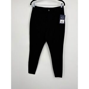 BYLT Premium Basics Womens Everyday Pant Black Medium High Rise Stretch